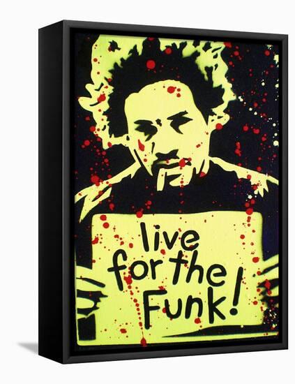 Live for the Funk-Abstract Graffiti-Framed Stretched Canvas