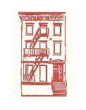 Williamsburg Building 4 (Brownstone)-live from bklyn-Art Print