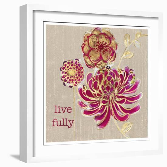 Live Fully-Bella Dos Santos-Framed Art Print