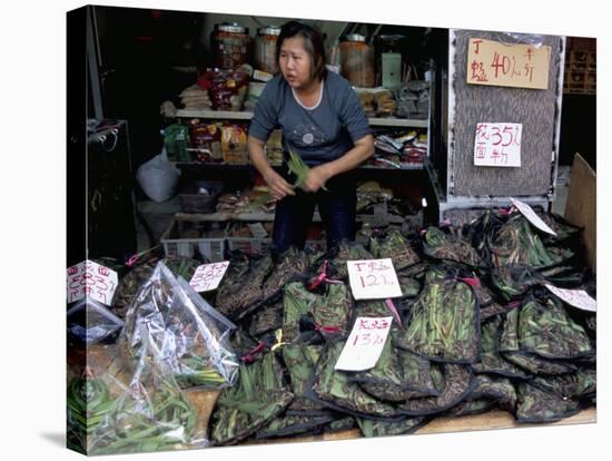 Live Grasshoppers, Bird Food, Yuen Po Street Bird Garden, Mong Kok, Kowloon, Hong Kong, China-Amanda Hall-Stretched Canvas