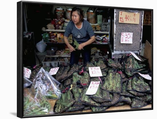 Live Grasshoppers, Bird Food, Yuen Po Street Bird Garden, Mong Kok, Kowloon, Hong Kong, China-Amanda Hall-Framed Photographic Print