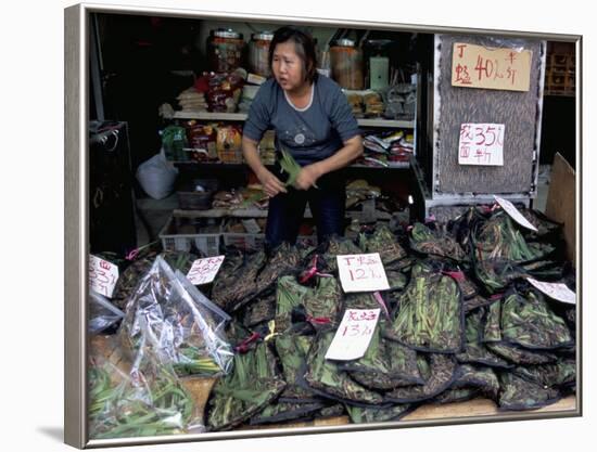Live Grasshoppers, Bird Food, Yuen Po Street Bird Garden, Mong Kok, Kowloon, Hong Kong, China-Amanda Hall-Framed Photographic Print
