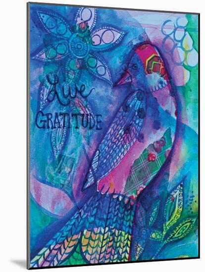 Live Gratitude-Pam Varacek-Mounted Art Print