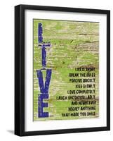 Live Grunge PF-Diane Stimson-Framed Art Print