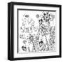 Live Happy-Robbin Rawlings-Framed Art Print