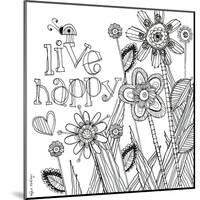 Live Happy-Robbin Rawlings-Mounted Art Print