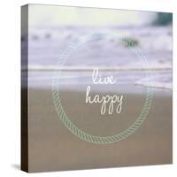 Live Happy-Lisa Hill Saghini-Stretched Canvas