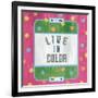 Live in Color-Ashley Sta Teresa-Framed Art Print