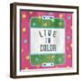 Live in Color-Ashley Sta Teresa-Framed Art Print