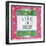 Live in Color-Ashley Sta Teresa-Framed Art Print