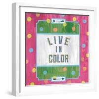 Live in Color-Ashley Sta Teresa-Framed Art Print