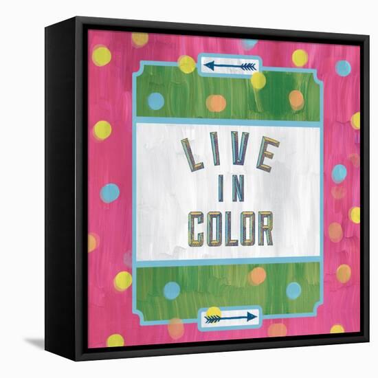 Live in Color-Ashley Sta Teresa-Framed Stretched Canvas