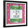 Live in Color-Ashley Sta Teresa-Framed Art Print