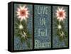 Live In Full Bloom-Fractalicious-Framed Stretched Canvas