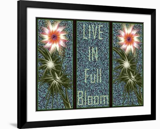 Live In Full Bloom-Fractalicious-Framed Giclee Print