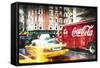 Live in Manhattan-Philippe Hugonnard-Framed Stretched Canvas