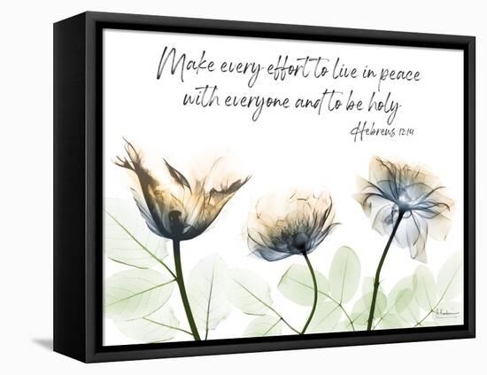 Live In Peace-Albert Koetsier-Framed Stretched Canvas