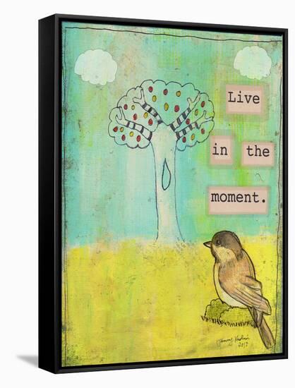 Live in the Moment-Tammy Kushnir-Framed Stretched Canvas