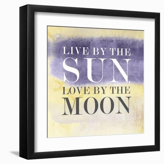 Live in Yellow-PI Studio-Framed Art Print