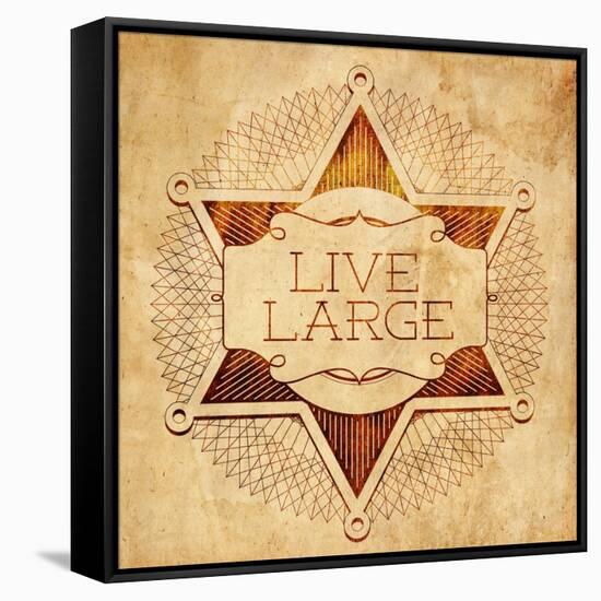 Live Large-null-Framed Stretched Canvas