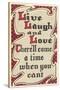 Live, Laugh and Love-null-Stretched Canvas