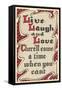 Live, Laugh and Love-null-Framed Stretched Canvas