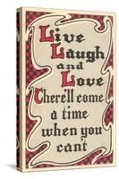 Live, Laugh and Love-null-Stretched Canvas