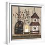 Live Laugh Love Birdhouse-Linda Spivey-Framed Art Print