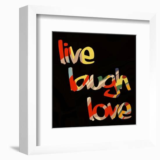 Live Laugh Love I-Irena Orlov-Framed Art Print