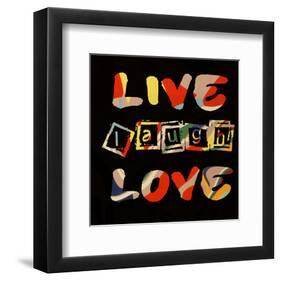 Live Laugh Love II-Irena Orlov-Framed Art Print