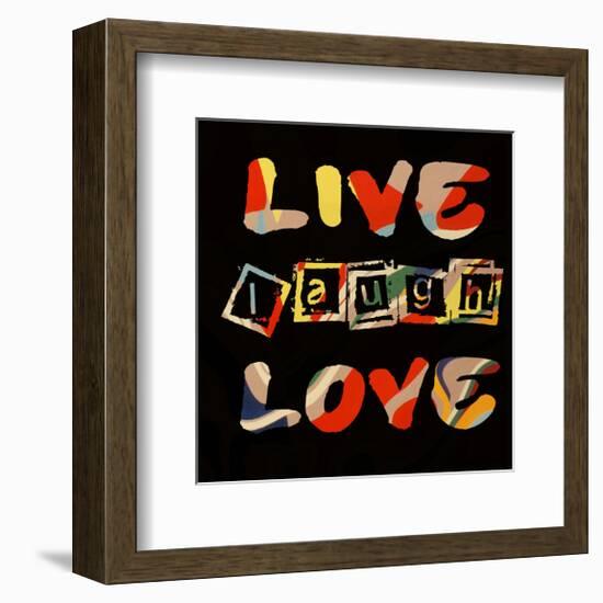 Live Laugh Love II-Irena Orlov-Framed Art Print