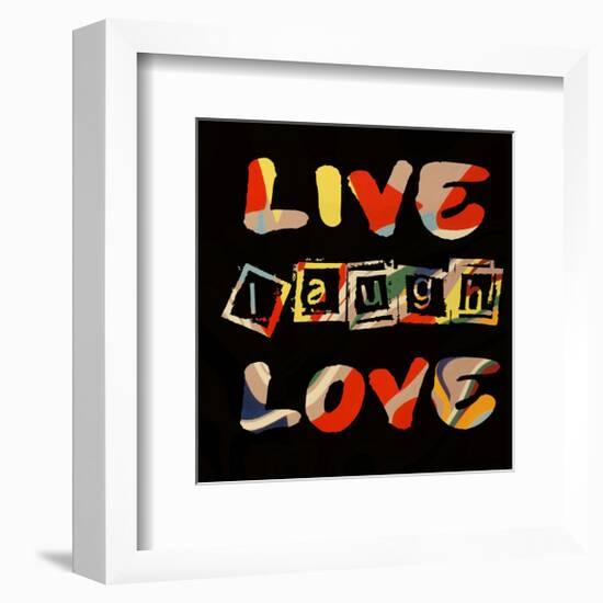 Live Laugh Love II-Irena Orlov-Framed Art Print