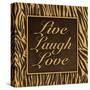Live, Laugh, Love II-Todd Williams-Stretched Canvas