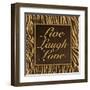 Live, Laugh, Love II-Todd Williams-Framed Art Print