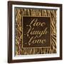 Live, Laugh, Love II-Todd Williams-Framed Art Print