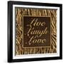 Live, Laugh, Love II-Todd Williams-Framed Art Print