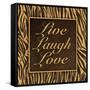 Live, Laugh, Love II-Todd Williams-Framed Stretched Canvas