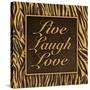 Live, Laugh, Love II-Todd Williams-Stretched Canvas