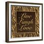 Live, Laugh, Love II-Todd Williams-Framed Art Print