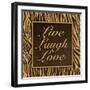 Live, Laugh, Love II-Todd Williams-Framed Art Print