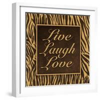 Live, Laugh, Love II-Todd Williams-Framed Art Print