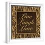 Live, Laugh, Love II-Todd Williams-Framed Art Print