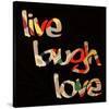 Live Laugh Love III-Irena Orlov-Stretched Canvas