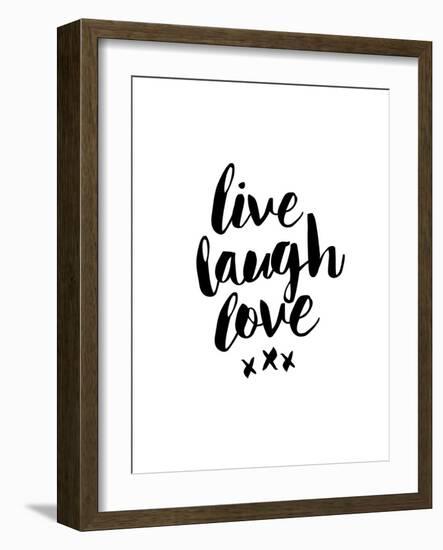 Live Laugh Love-Brett Wilson-Framed Art Print