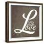 Live Laugh Love-arenacreative-Framed Art Print