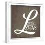 Live Laugh Love-arenacreative-Framed Art Print