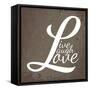 Live Laugh Love-arenacreative-Framed Stretched Canvas