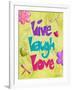 Live Laugh Love-Diane Stimson-Framed Art Print