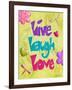 Live Laugh Love-Diane Stimson-Framed Art Print