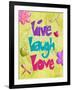 Live Laugh Love-Diane Stimson-Framed Art Print